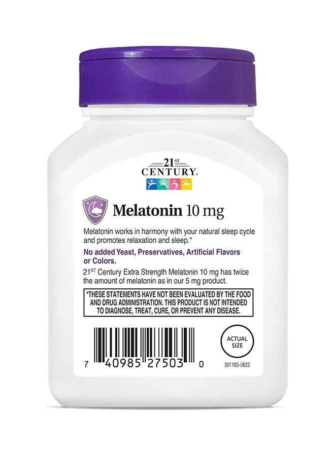 21st Century Melatonin Dietary Supplement 10 Mg 120 Count - Image 4